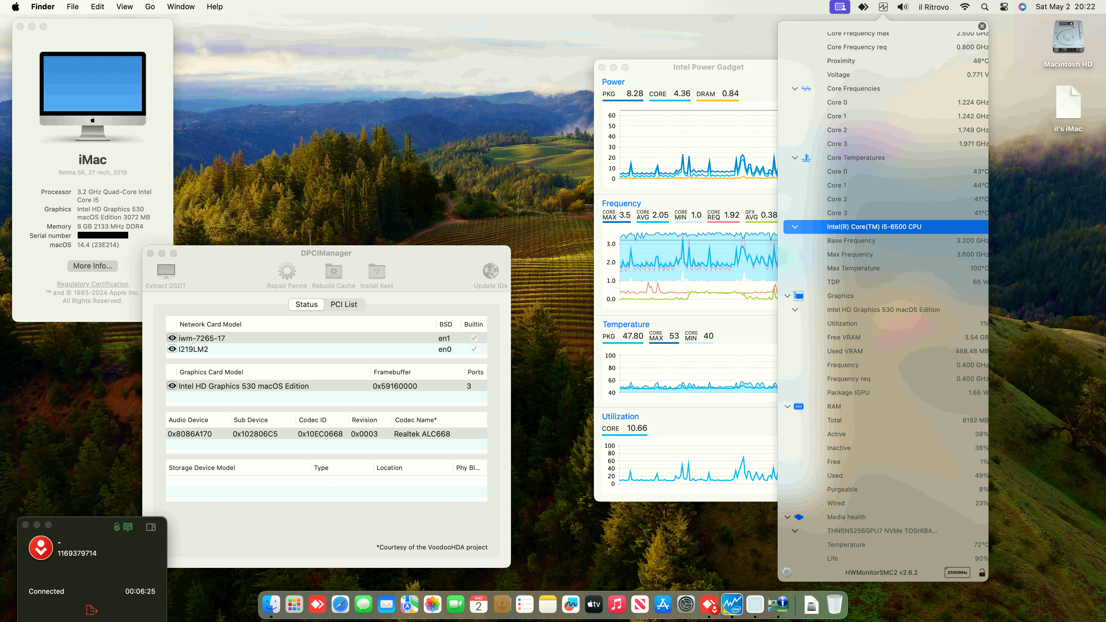 Success Hackintosh macOS Sonoma 14.4 Build 23E214 on Dell Optiplex 7440 AIO 4K